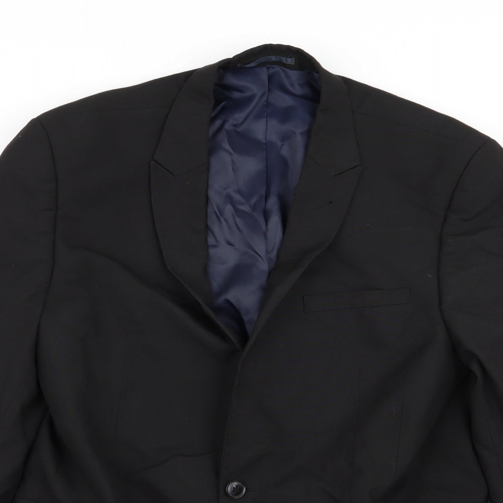 Mens UK Size 40 NEXT Regular Black Suit Jacket