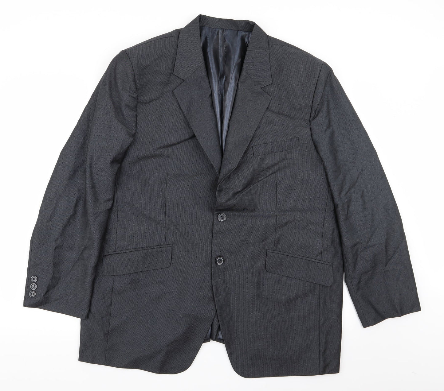 Mens UK Size 42 Preworn Regular Grey Suit Jacket