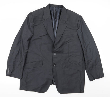 Mens UK Size 42 Preworn Regular Grey Suit Jacket