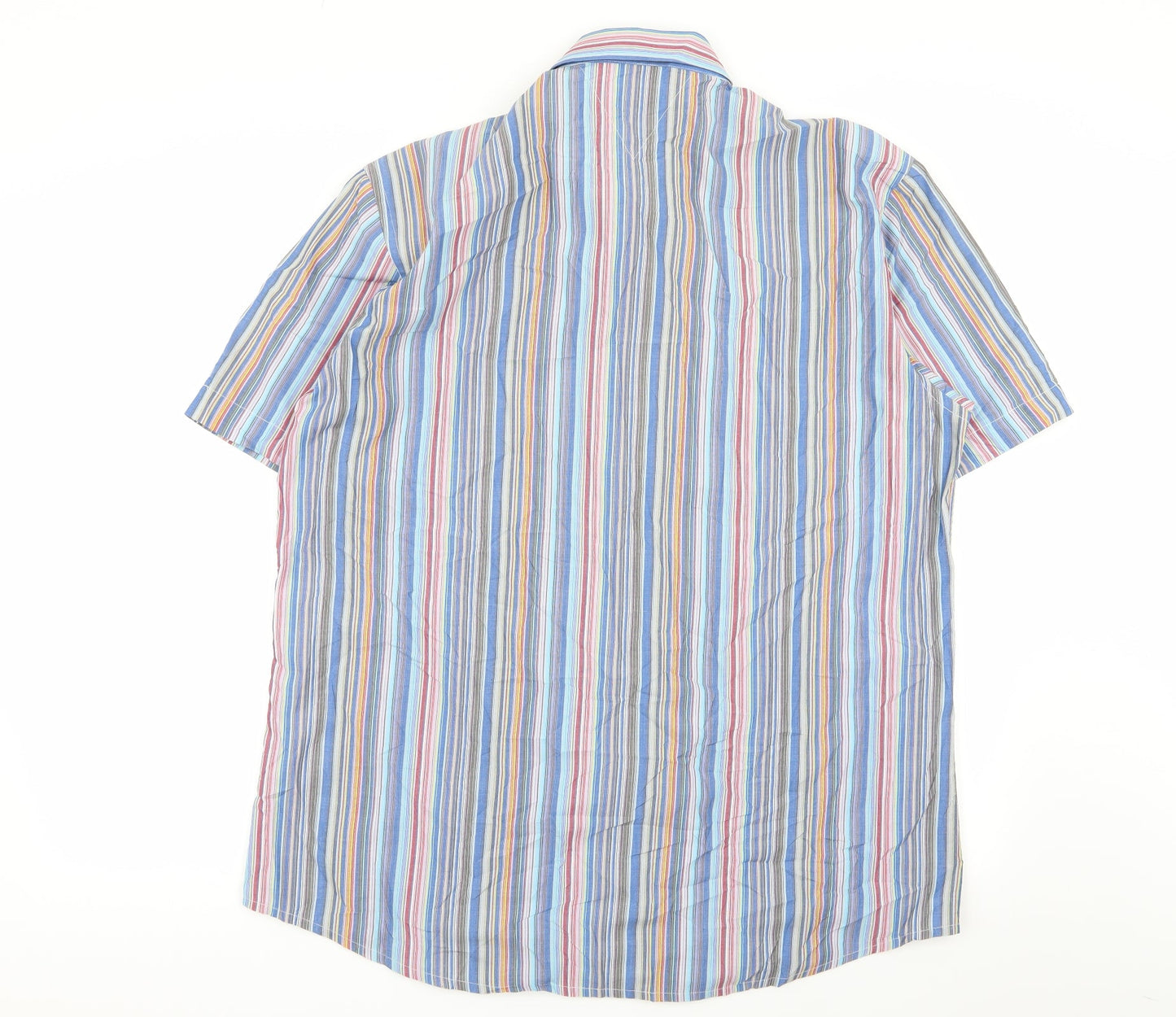 urban stone Mens Multicoloured Striped   Button-Up Size 2XL