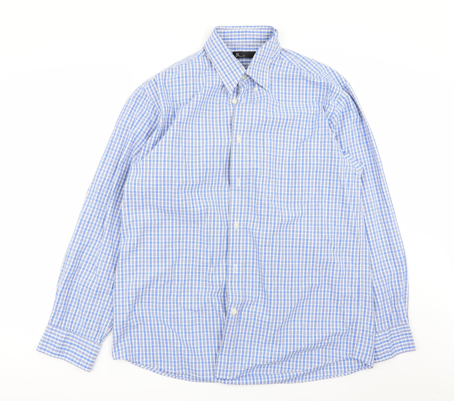Mens UK Size M BHS Multicoloured  Button-Up Long Sleeve Casual Shirt