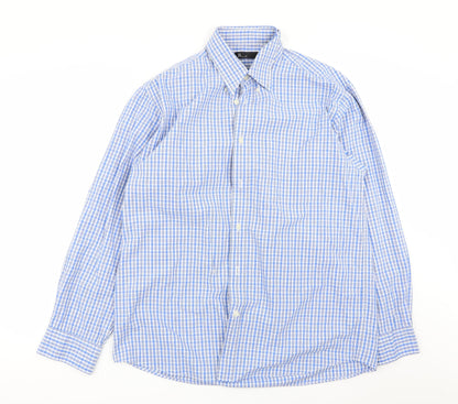 Mens UK Size M BHS Multicoloured  Button-Up Long Sleeve Casual Shirt