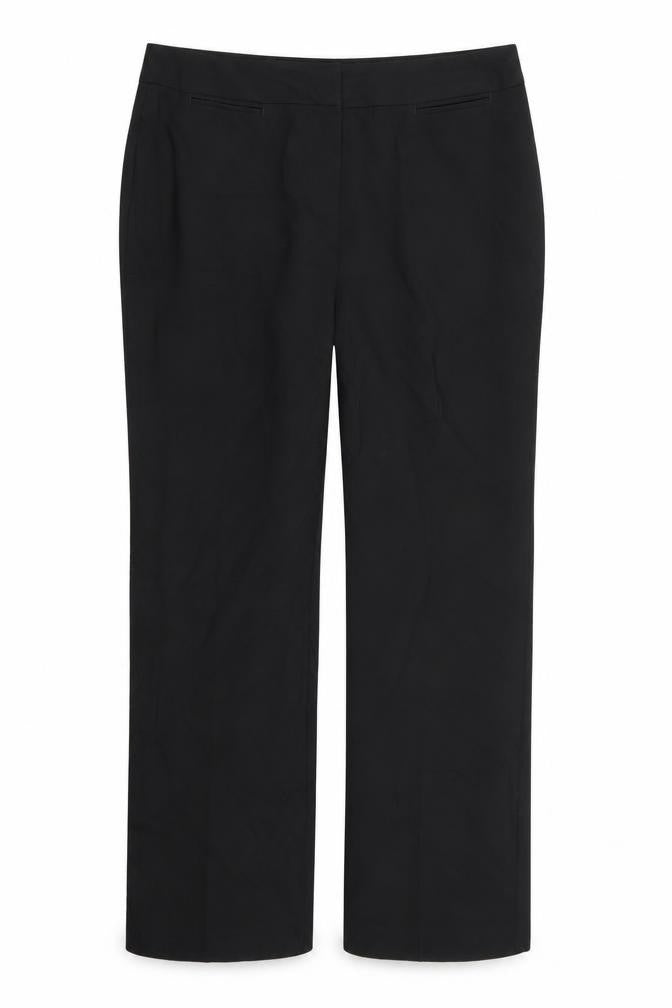 Womens UK Size 12 Papaya Regular Fit  Black Trousers