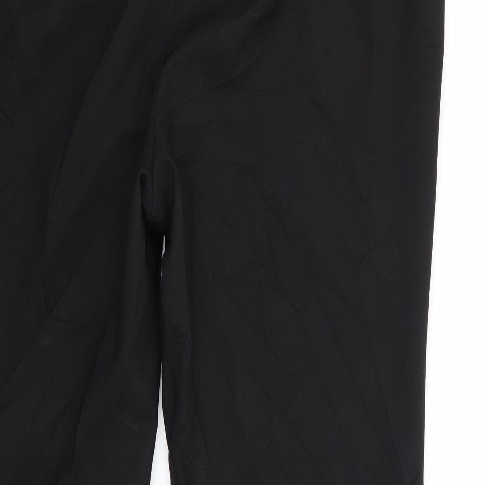 Womens UK Size 12 Papaya Regular Fit  Black Trousers
