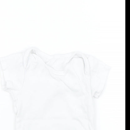 Nutmeg Baby White   Babygrow One-Piece Size 18-24 Months