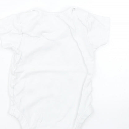 Nutmeg Baby White   Babygrow One-Piece Size 18-24 Months