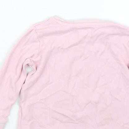 George Girls Pink   Basic T-Shirt Size 12-18 Months