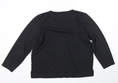 Womens UK Size M BM Black Pullover Jumper