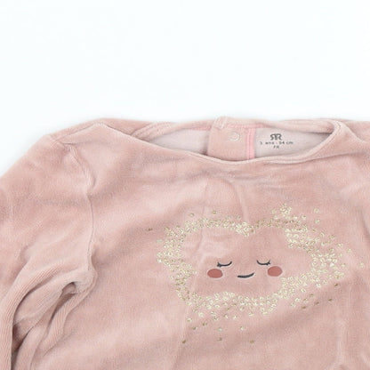 RR Girls Brown   Basic T-Shirt Size 3 Years