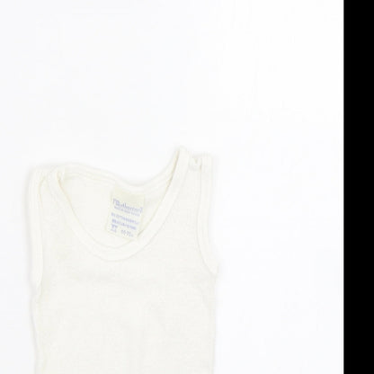Mothercare Baby White   Babygrow One-Piece Size 0-3 Months