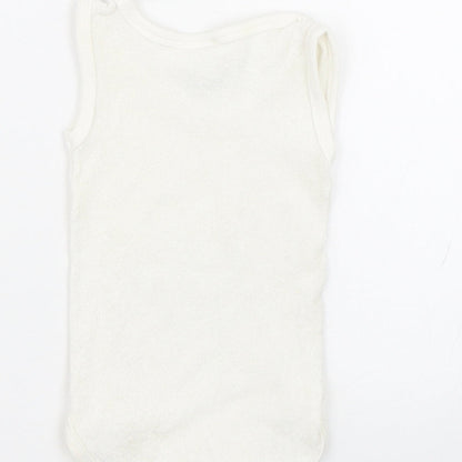 Mothercare Baby White   Babygrow One-Piece Size 0-3 Months