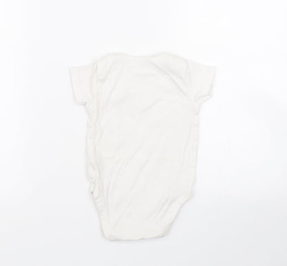 Nutmeg Baby White   Babygrow One-Piece Size 18-24 Months