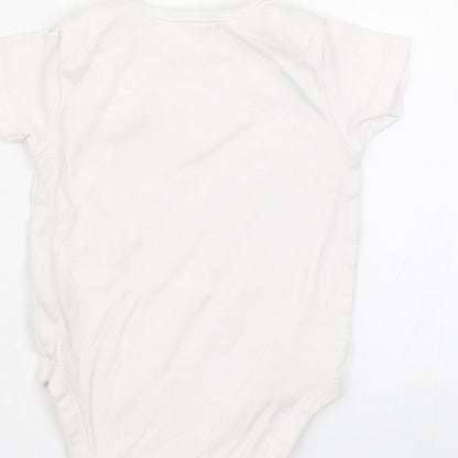 Nutmeg Baby White   Babygrow One-Piece Size 18-24 Months