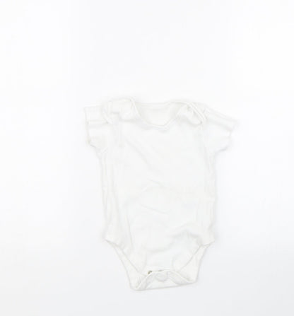 Nutmeg Baby White   Babygrow One-Piece Size 18-24 Months