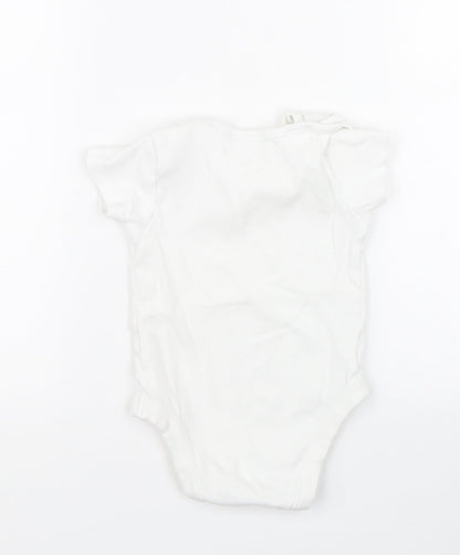 Nutmeg Baby White   Babygrow One-Piece Size 18-24 Months