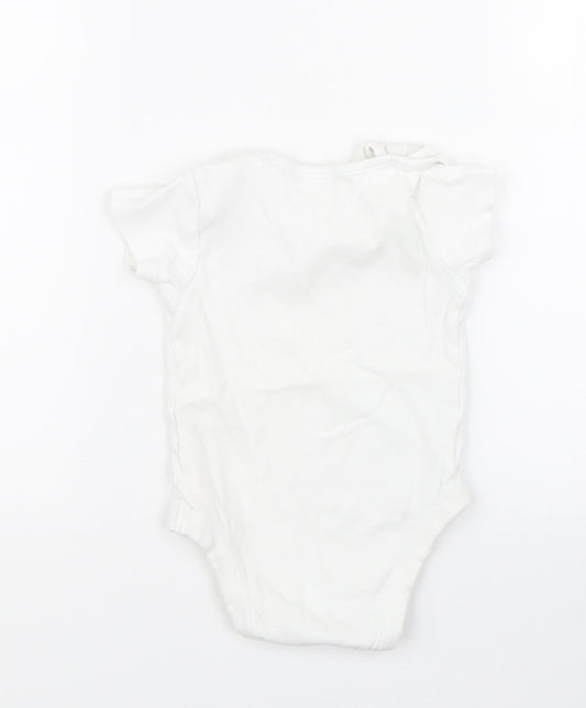 Nutmeg Baby White   Babygrow One-Piece Size 18-24 Months