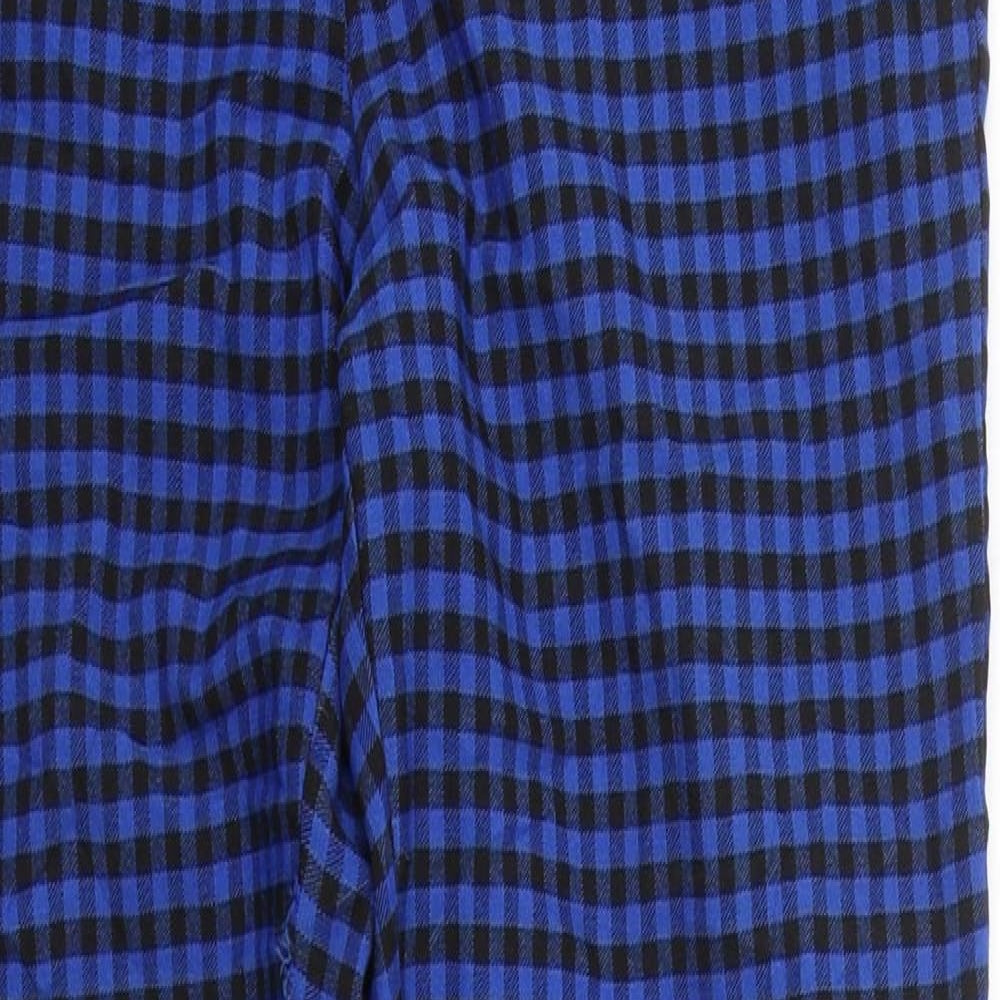 Womens UK Size M Zara Regular Fit  Blue Trousers