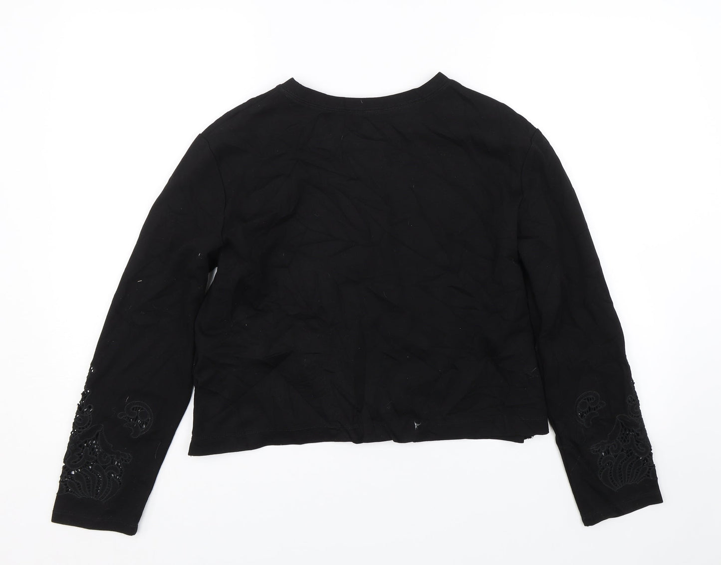 Womens UK Size S H&M Black Basic T-Shirt