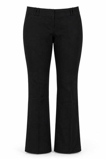 Womens UK Size 10 Peacocks Regular Fit  Black Trousers