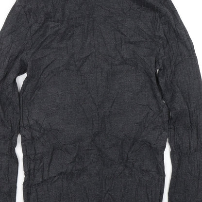 Womens UK Size XS River Island Grey Basic T-Shirt
