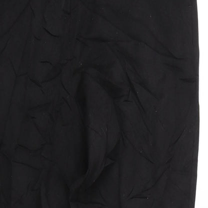 Womens UK Size 10 Papaya Regular Fit  Black Trousers