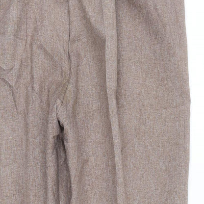 Womens UK Size 18 Preworn Regular Fit  Brown Trousers