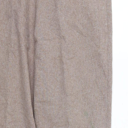 Womens UK Size 18 Preworn Regular Fit  Brown Trousers