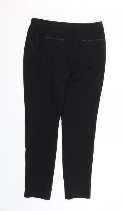 Womens UK Size 10 NEXT Regular Fit  Black Trousers