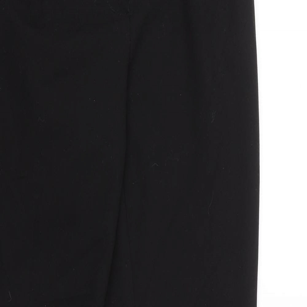 Womens UK Size 10 NEXT Regular Fit  Black Trousers