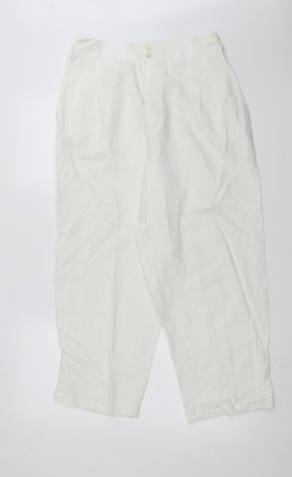 Womens UK Size 30 in Esprit Regular Fit  White Trousers