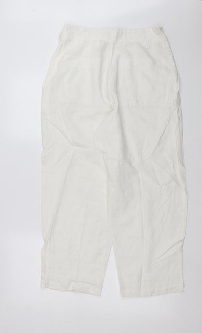 Womens UK Size 30 in Esprit Regular Fit  White Trousers