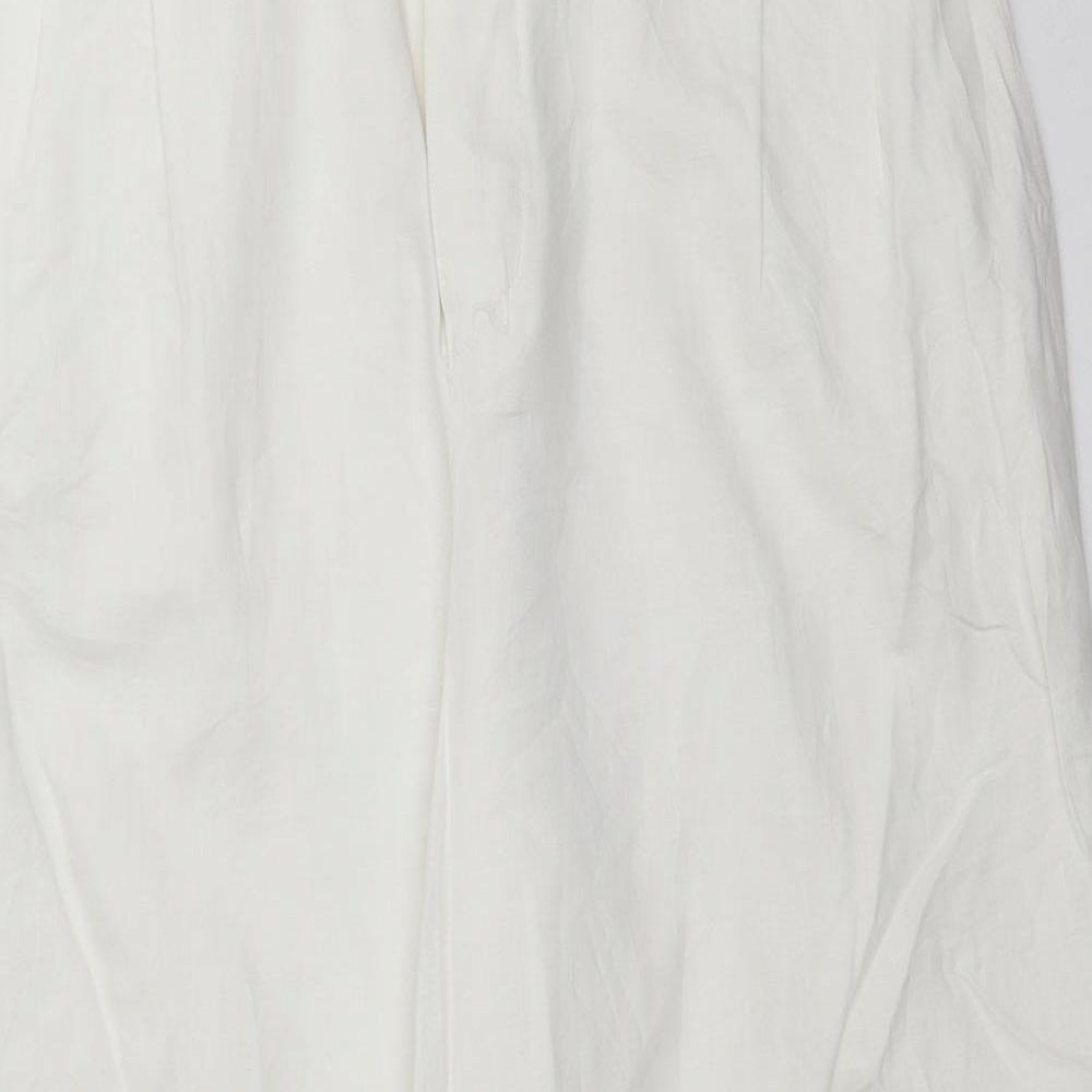 Womens UK Size 30 in Esprit Regular Fit  White Trousers