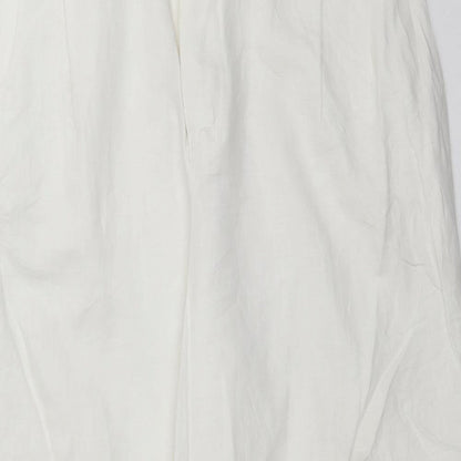 Womens UK Size 30 in Esprit Regular Fit  White Trousers