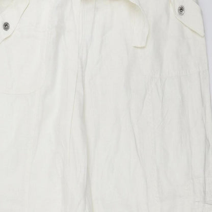 Womens UK Size 42 in Cherokee Regular Fit  White Trousers