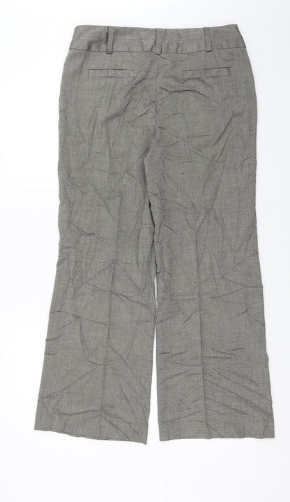 NEXT Mens Beige Geometric  Trousers  Size 16 L28 in