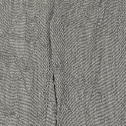 NEXT Mens Beige Geometric  Trousers  Size 16 L28 in