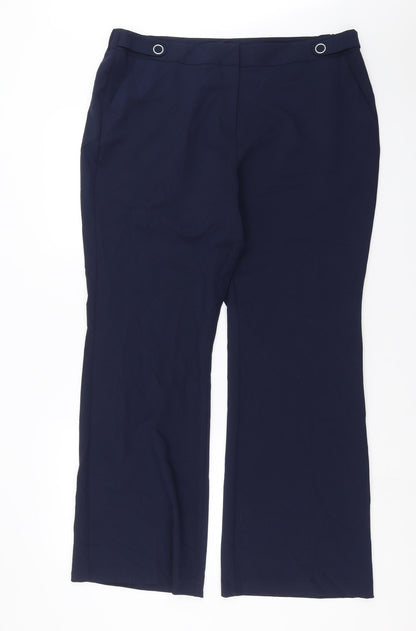 CAPSULE Womens Blue   Trousers  Size 18 L29 in