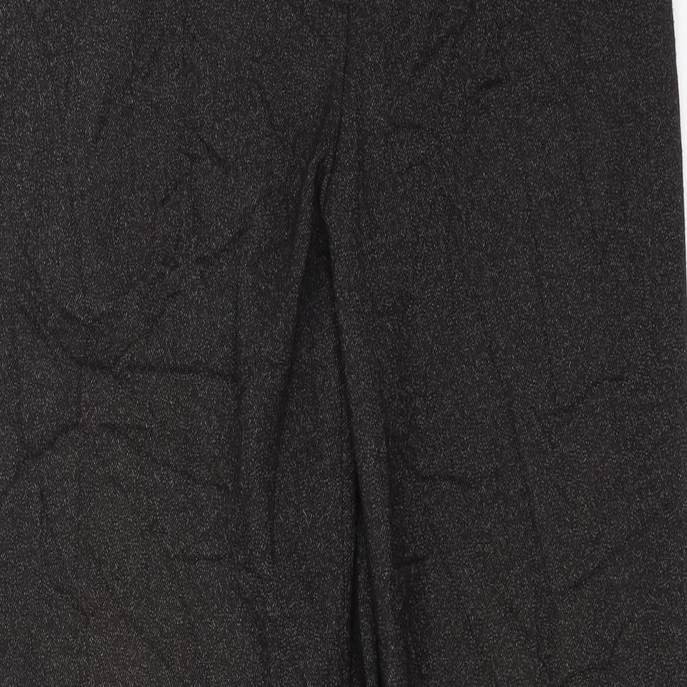 Womens UK Size 12 Oscar B Regular Fit  Black Trousers
