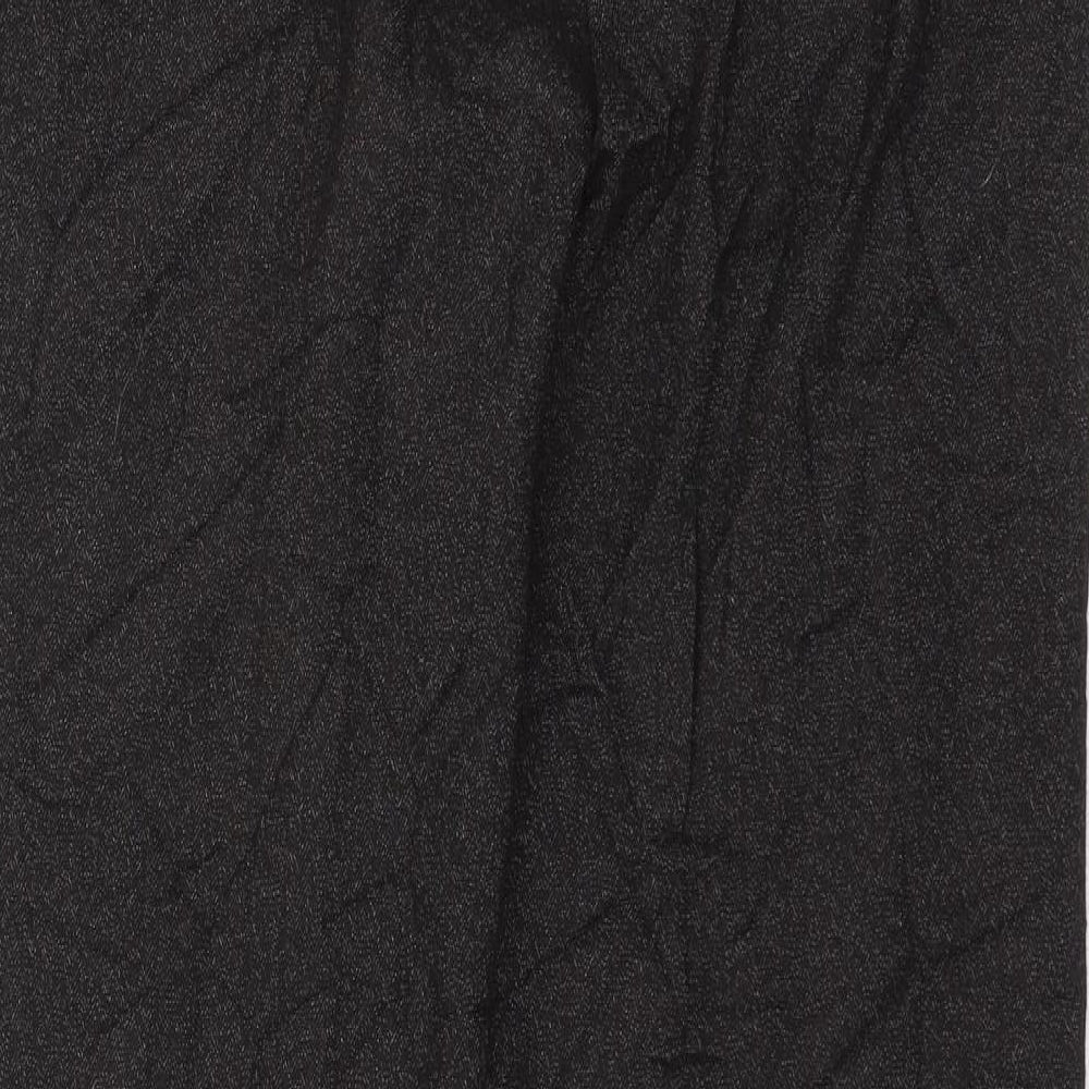 Womens UK Size 12 Oscar B Regular Fit  Black Trousers