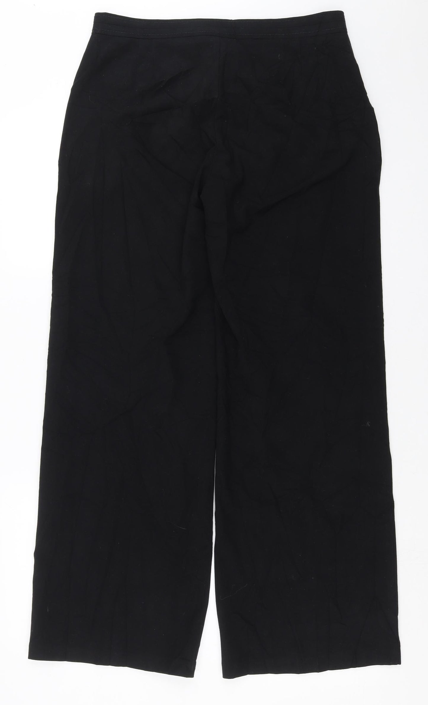 Womens UK Size 10 Marks and Spencer Regular Fit  Black Trousers