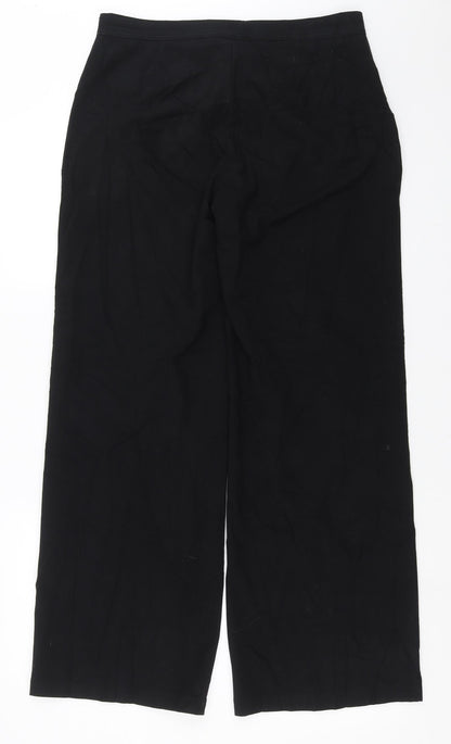 Womens UK Size 10 Marks and Spencer Regular Fit  Black Trousers