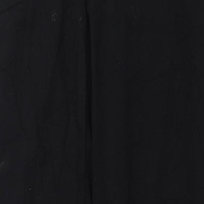 Womens UK Size 10 Marks and Spencer Regular Fit  Black Trousers