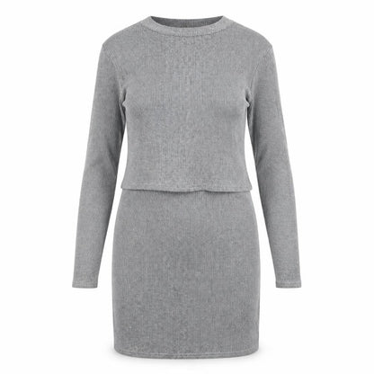 Cameo Rose Womens Grey Striped Shift Size 12