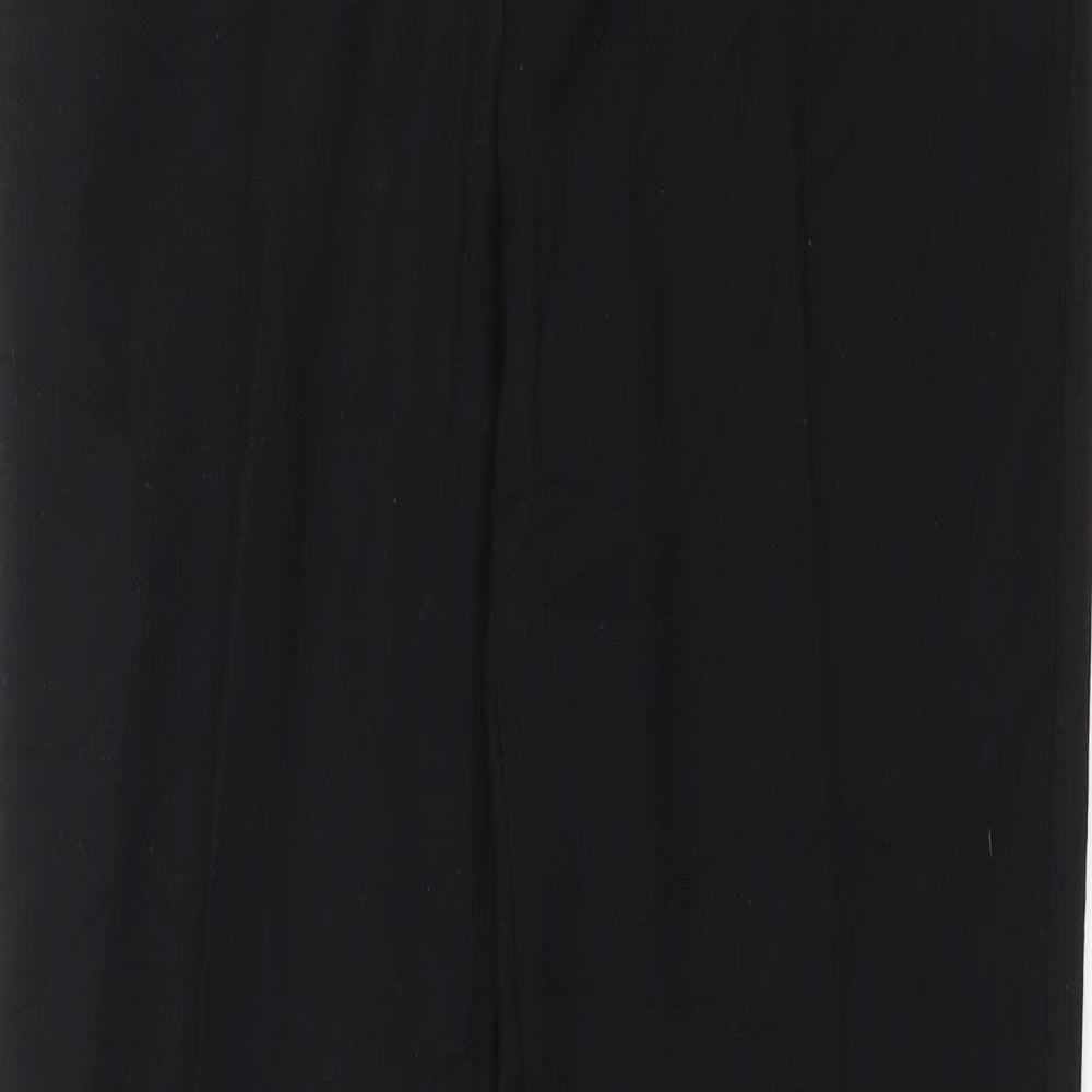 Womens UK Size 30 in Preworn Regular Fit  Black Trousers
