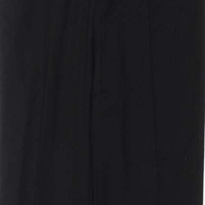 Womens UK Size 30 in Preworn Regular Fit  Black Trousers