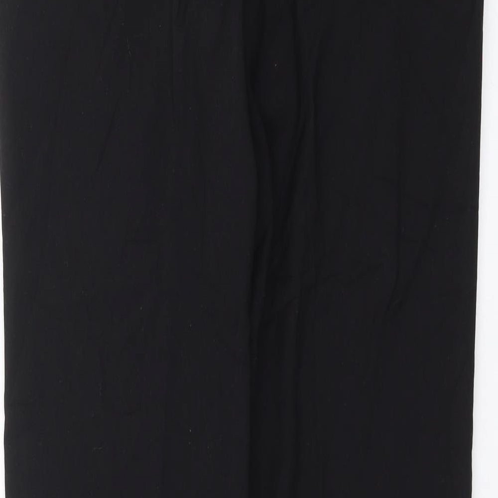 Womens UK Size 30 in Preworn Regular Fit  Black Trousers