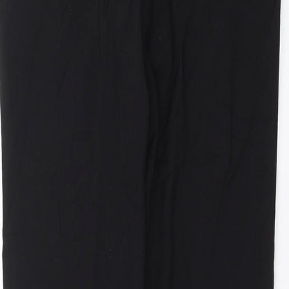 Womens UK Size 30 in Preworn Regular Fit  Black Trousers