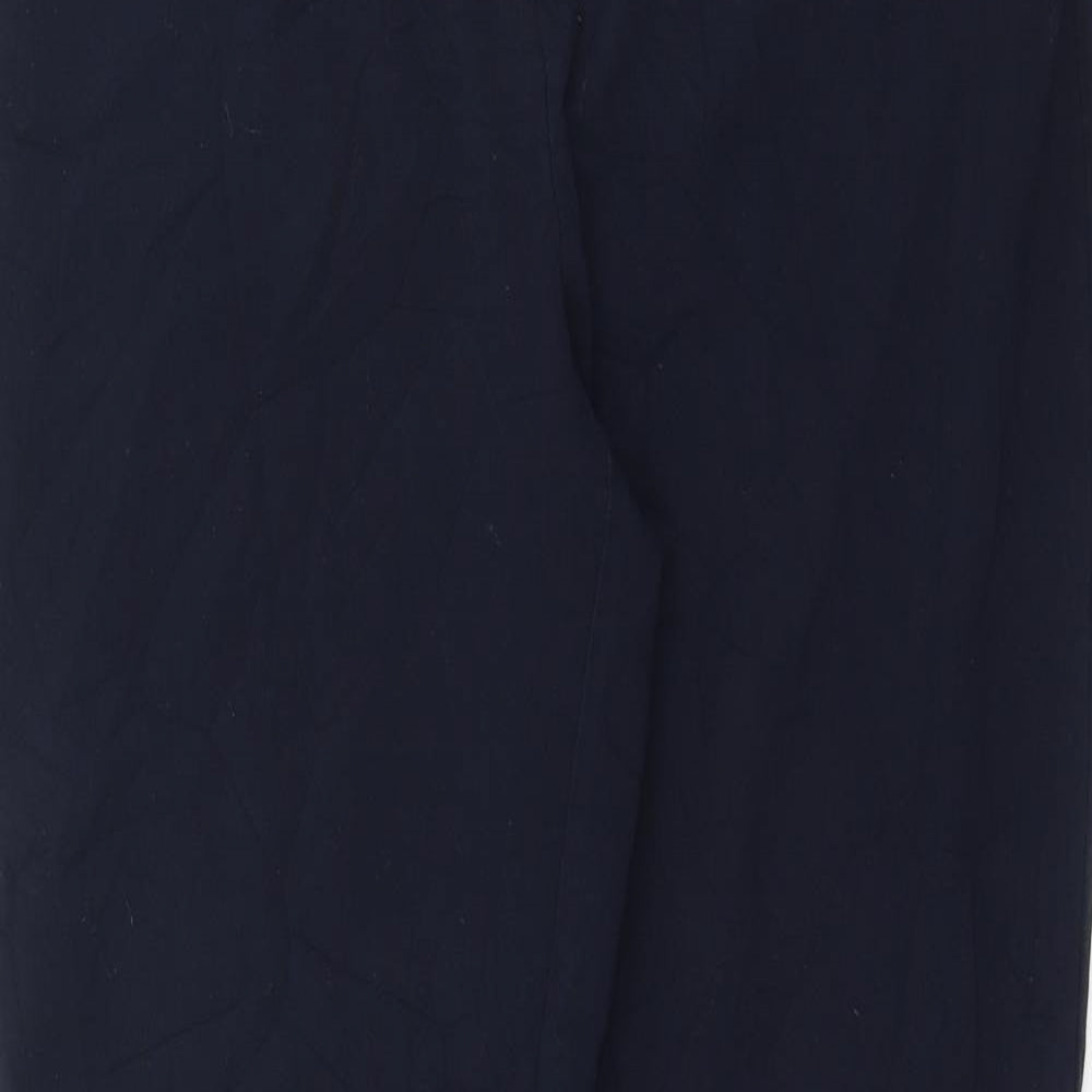 Womens UK Size 12 Marks and Spencer Regular Fit  Blue Trousers
