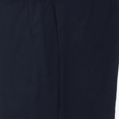 Womens UK Size 12 Marks and Spencer Regular Fit  Blue Trousers