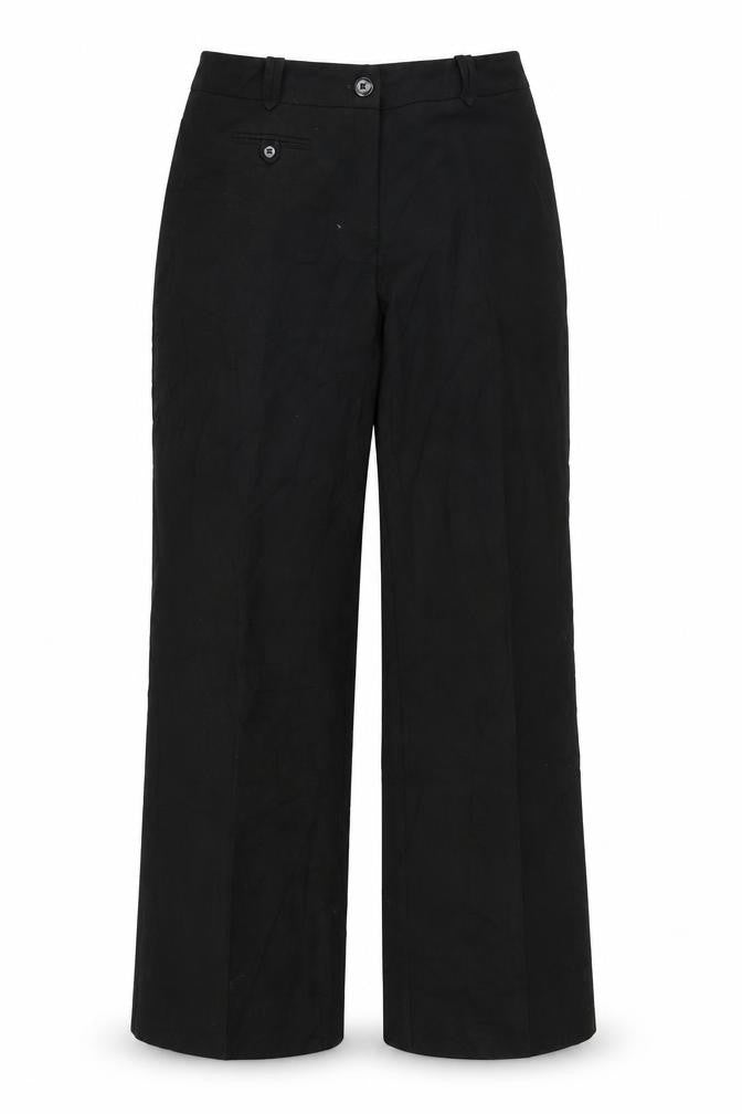 Womens UK Size 12 Debenhams Regular Fit  Black Trousers